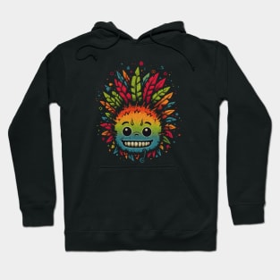 Rainbow palm leaf buddy Hoodie